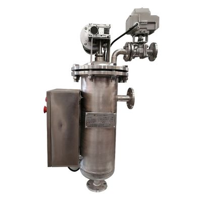 Silver Stainless Steel 304 Scraper Self Cleaning Filter for Water Treatment 500 kg