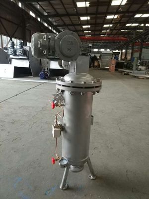 Silver Stainless Steel 304 Scraper Self Cleaning Filter for Water Treatment 500 kg