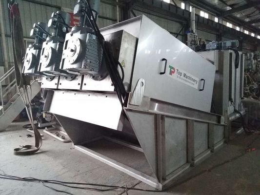 TPDL Wastewater Treatment Multi-Plate Screw Press for Stainless Steel 380V Dewatering