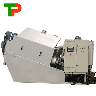 Volute Screw Press for Sludge Dewatering in Textile Wastewater Treatment Weight 90 kg