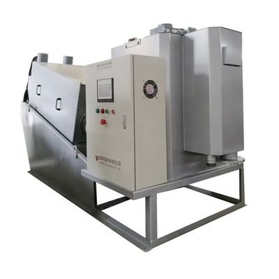 Stainless Steel 304/316 Multi-Plate Screw Press Sludge Dewatering Equipment for ETP