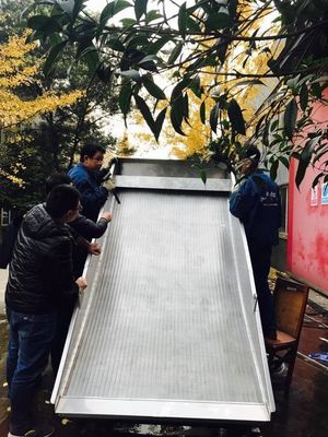 TPBS Sieve Bend Screen Filter for Paper Pulp Wastewater Treatment Durable Construction