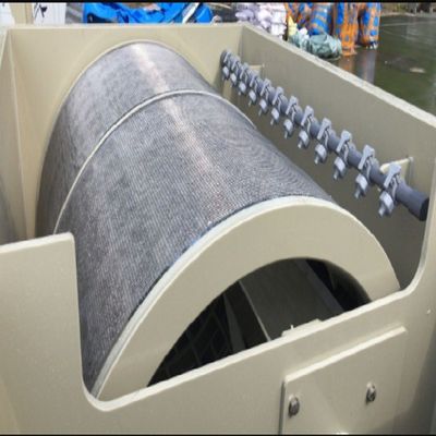 PP Aquaculture Indoor / Outdoor Rotary Drum Filter For Fish Farming