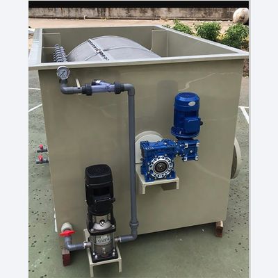 0.18kw Gear Motor Power Aquaculture Fish Cage Farming Rotary Drum Filter for Koi Pond